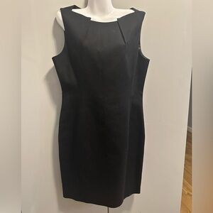 Tahari Black Midi Dress